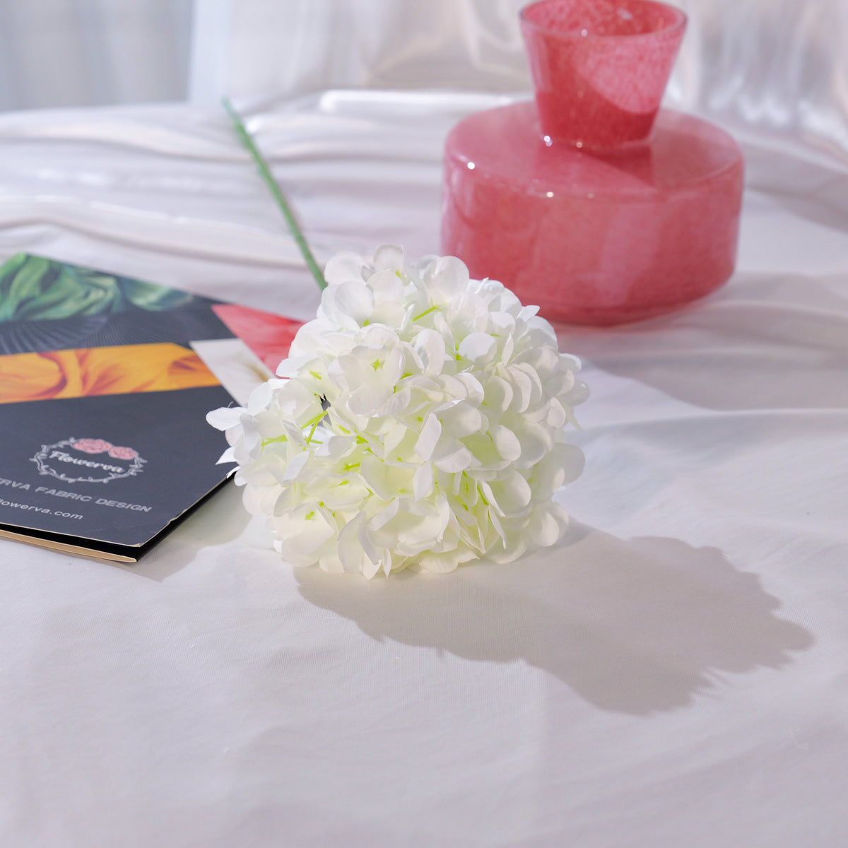 Flowerva Luxury Artificial Fabric Hydrangea Wedding & Event Decor