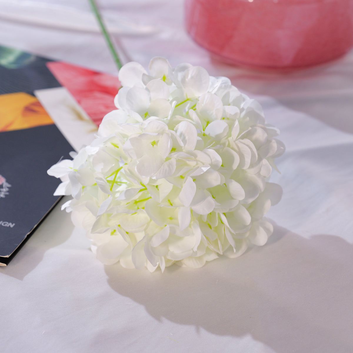 Flowerva Luxury Artificial Fabric Hydrangea Wedding & Event Decor