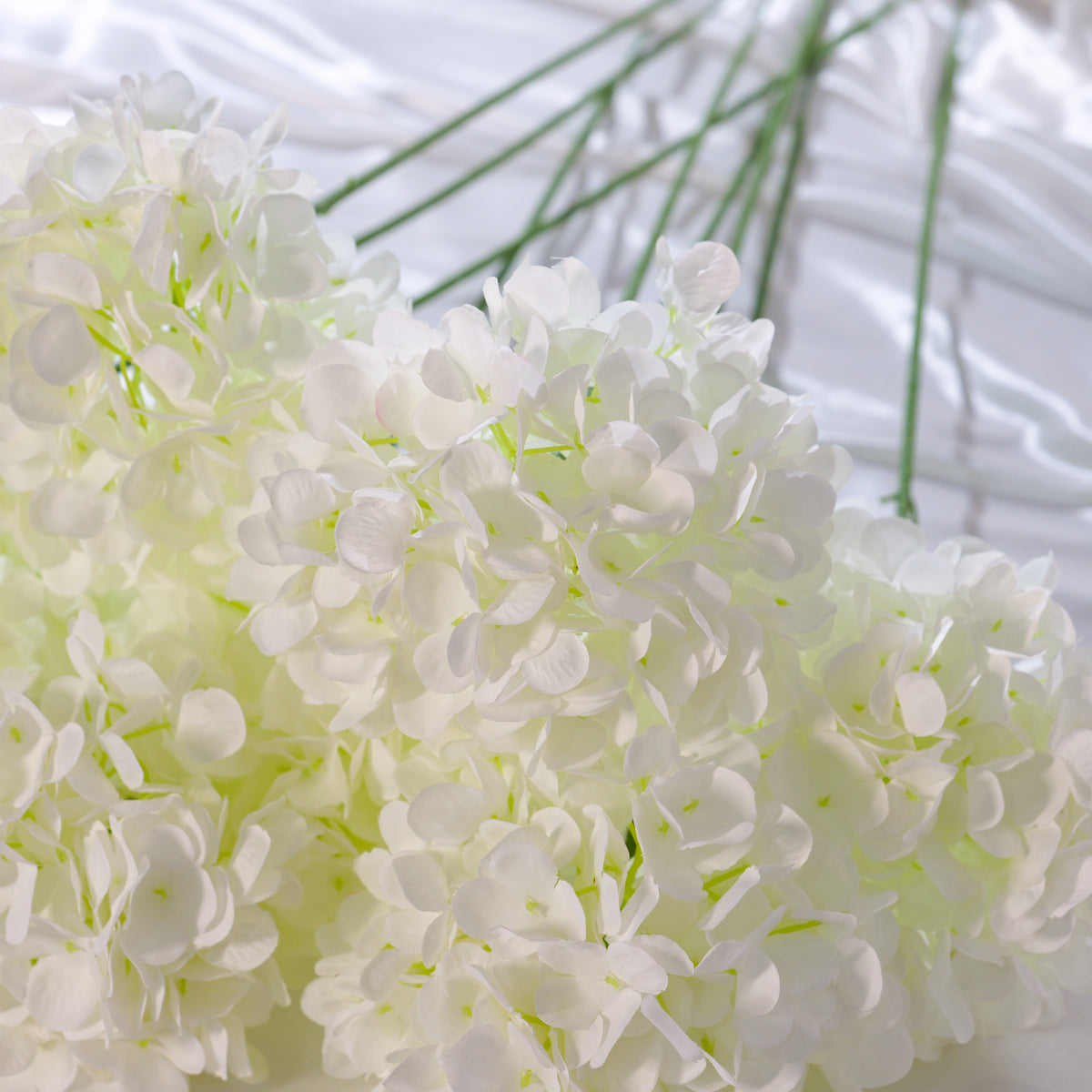 Flowerva Luxury Artificial Fabric Hydrangea Wedding & Event Decor