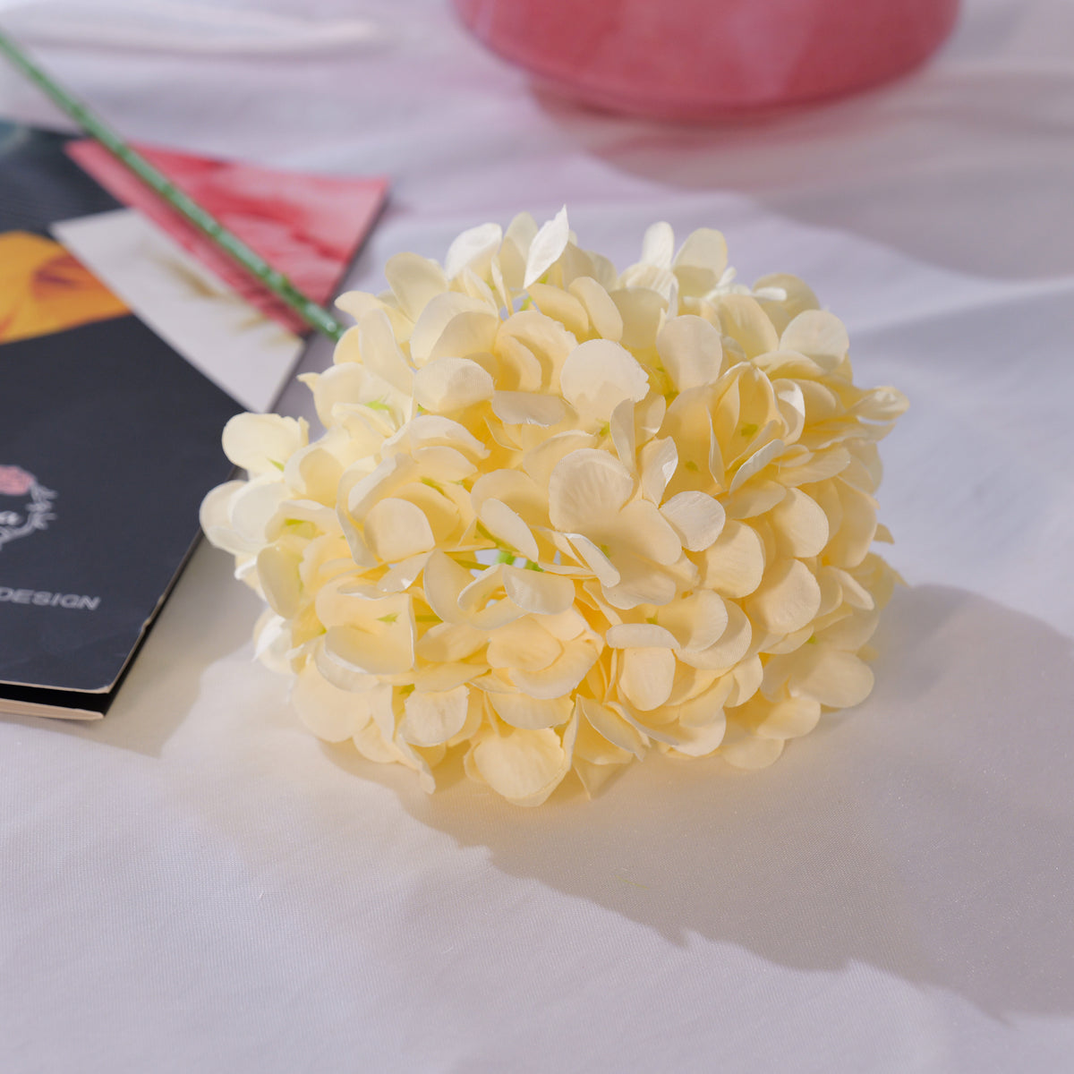 Flowerva Luxury Artificial Fabric Hydrangea Wedding & Event Decor