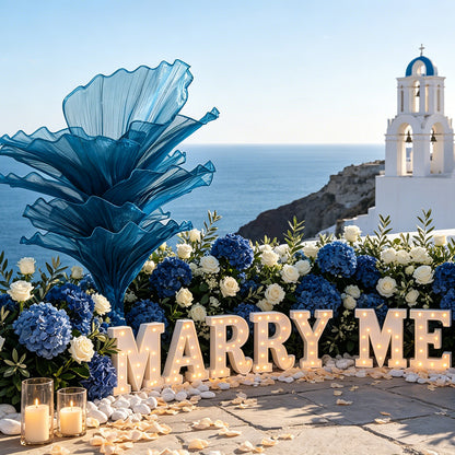 Flowerva "Ocean Love" Wedding and Home Art Installation