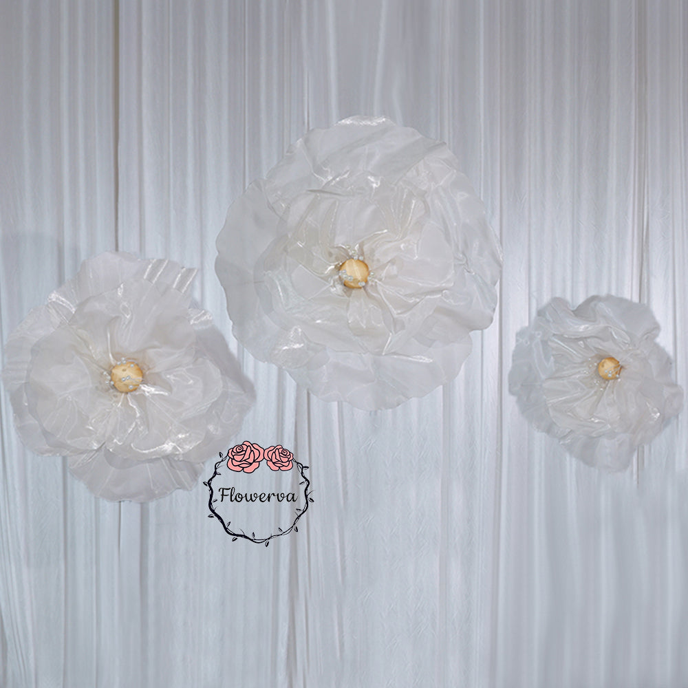 Flowerva Pearl Core Wave Contour Premium Decor