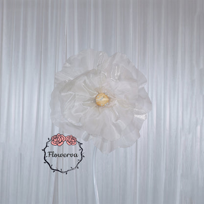 Flowerva Ivory Core Wave Contour Premium Decor