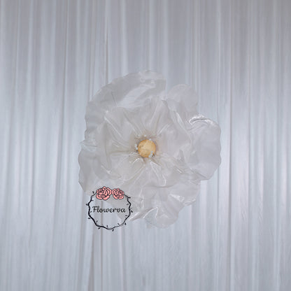 Flowerva Ivory Core Wave Contour Premium Decor
