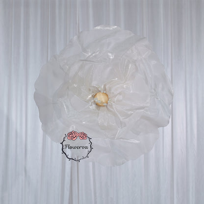 Flowerva Ivory Core Wave Contour Premium Decor