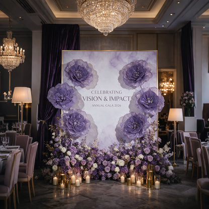 Flowerva Pearl Core Wave Contour Premium Decor