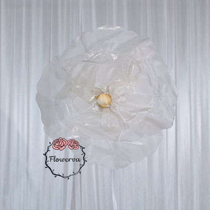 Flowerva Ivory Core Wave Contour Premium Decor