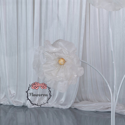 Flowerva Ivory Core Wave Contour Premium Decor
