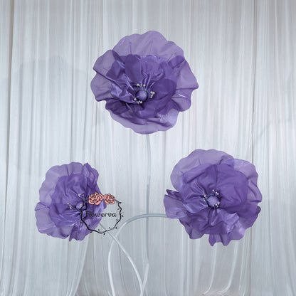 Flowerva Pearl Core Wave Contour Premium Decor