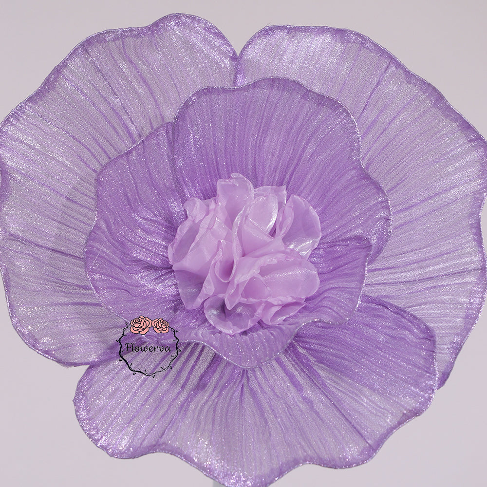 Flowerva Fabric Giant Flower Centerpiece Luxury Wedding & Event Decor