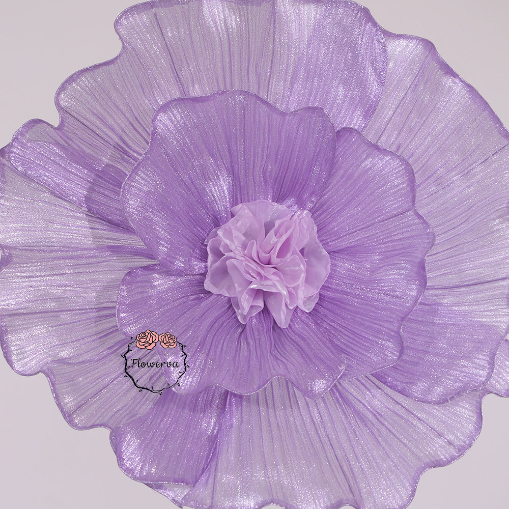 Flowerva Fabric Giant Flower Centerpiece Luxury Wedding & Event Decor