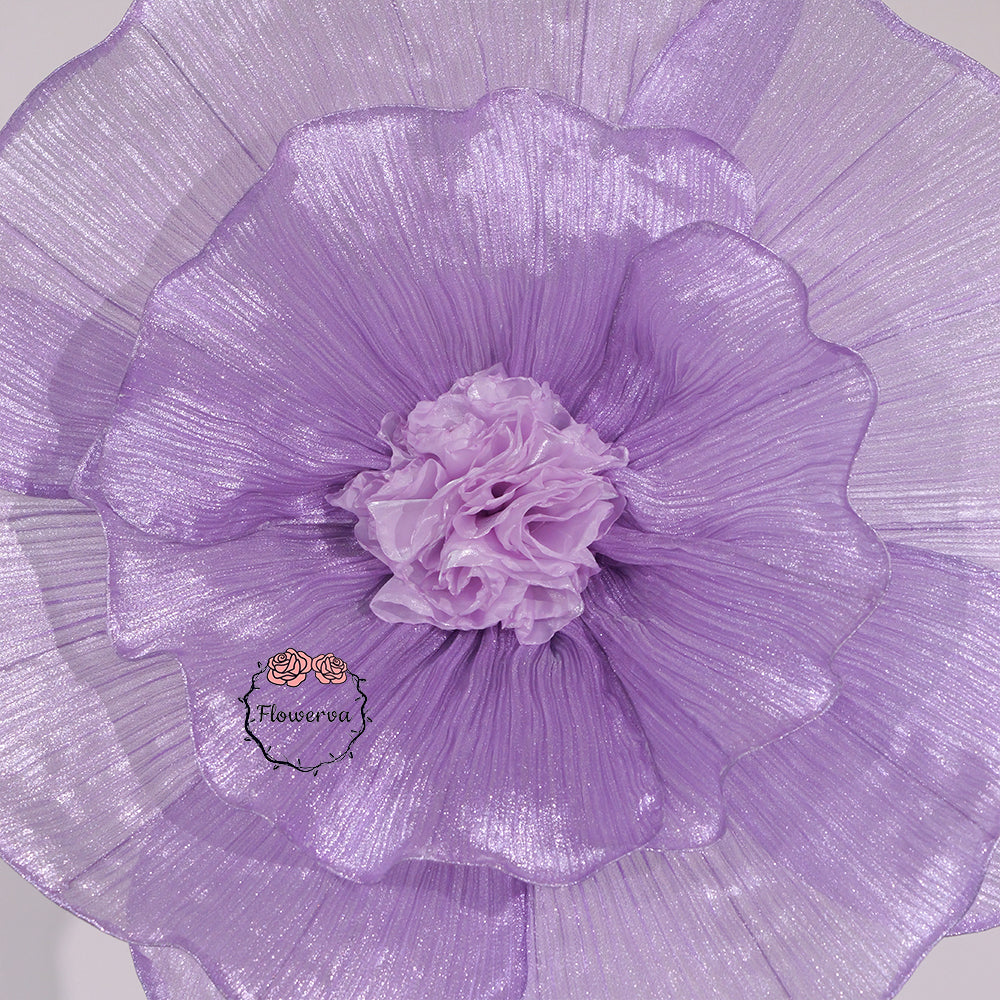 Flowerva Fabric Giant Flower Centerpiece Luxury Wedding & Event Decor
