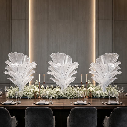 Petite Flowerva Pure White Artistic Table Decor