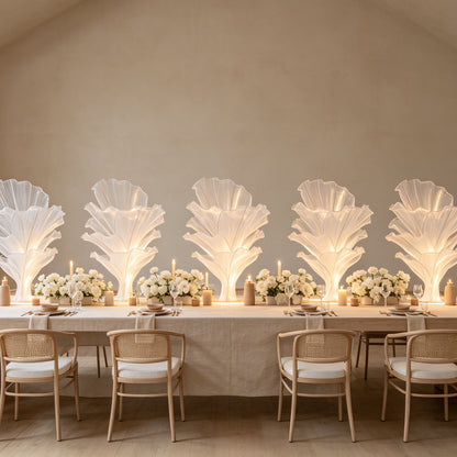 Petite Flowerva Pure White Artistic Table Decor