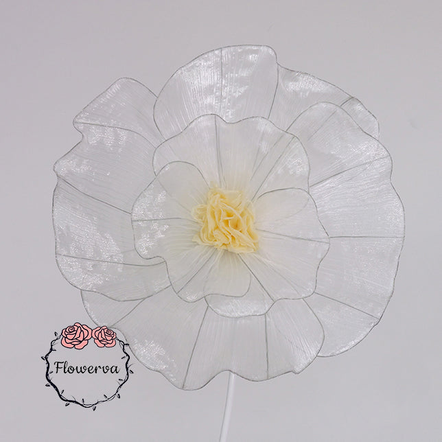 Flowerva Fabric Giant Flower Centerpiece Luxury Wedding & Event Decor