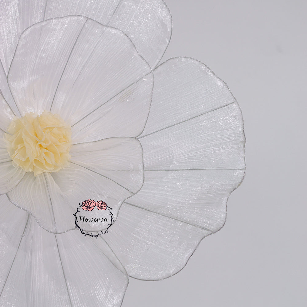 Flowerva Fabric Giant Flower Centerpiece Luxury Wedding & Event Decor