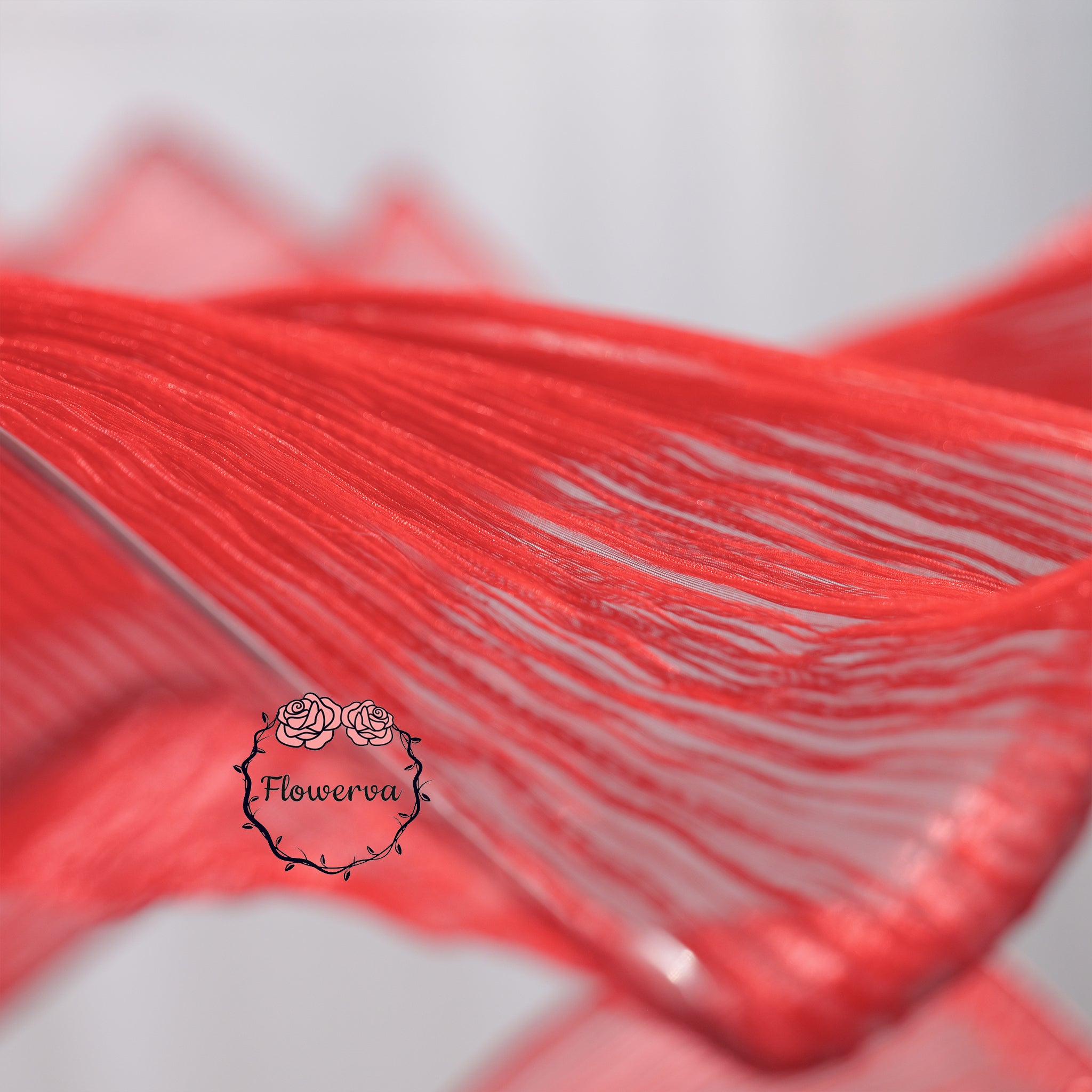Flowerva Aesthetic Wedding Art Installation Red Vintage