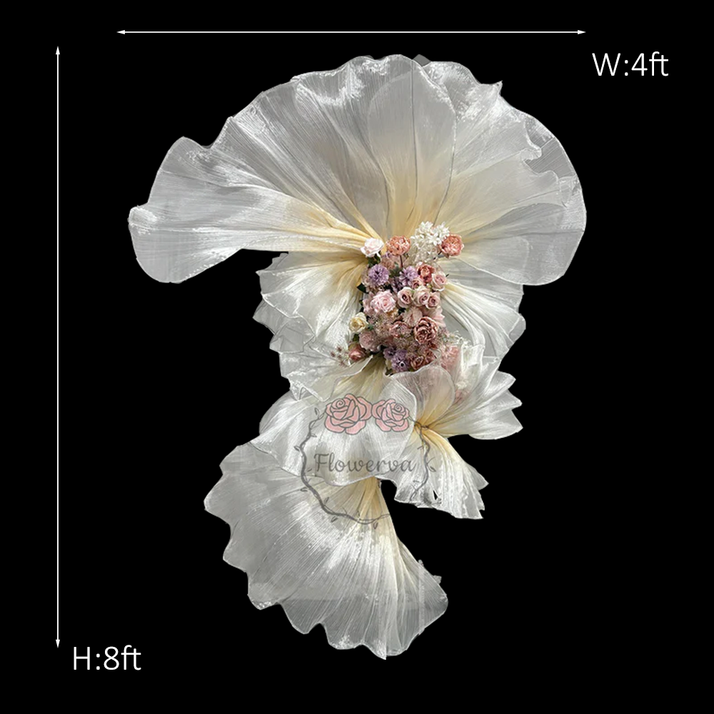 Flowerva Space Floral Sculpture Wedding Creative Installation