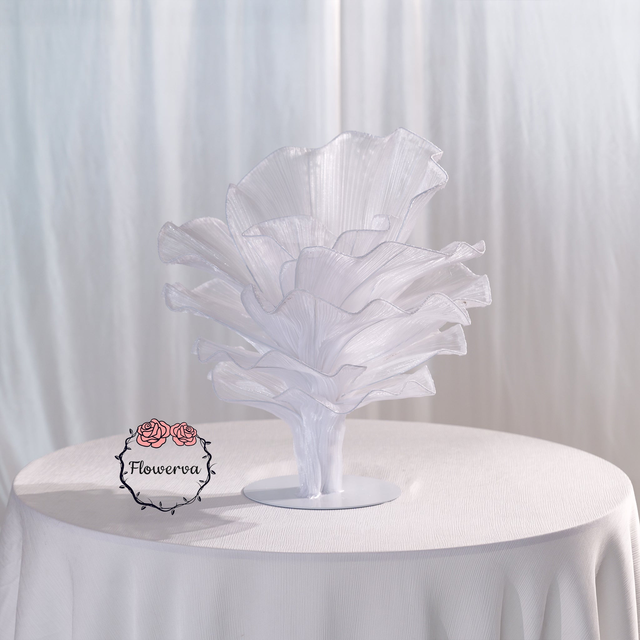 Handcrafted fabric table centerpiece