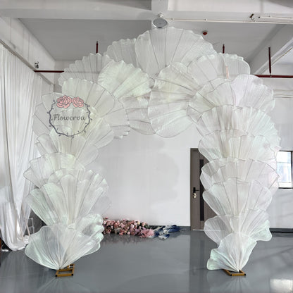 Flowerva Romantic Arc Aesthetic Wedding Arch Art Installation