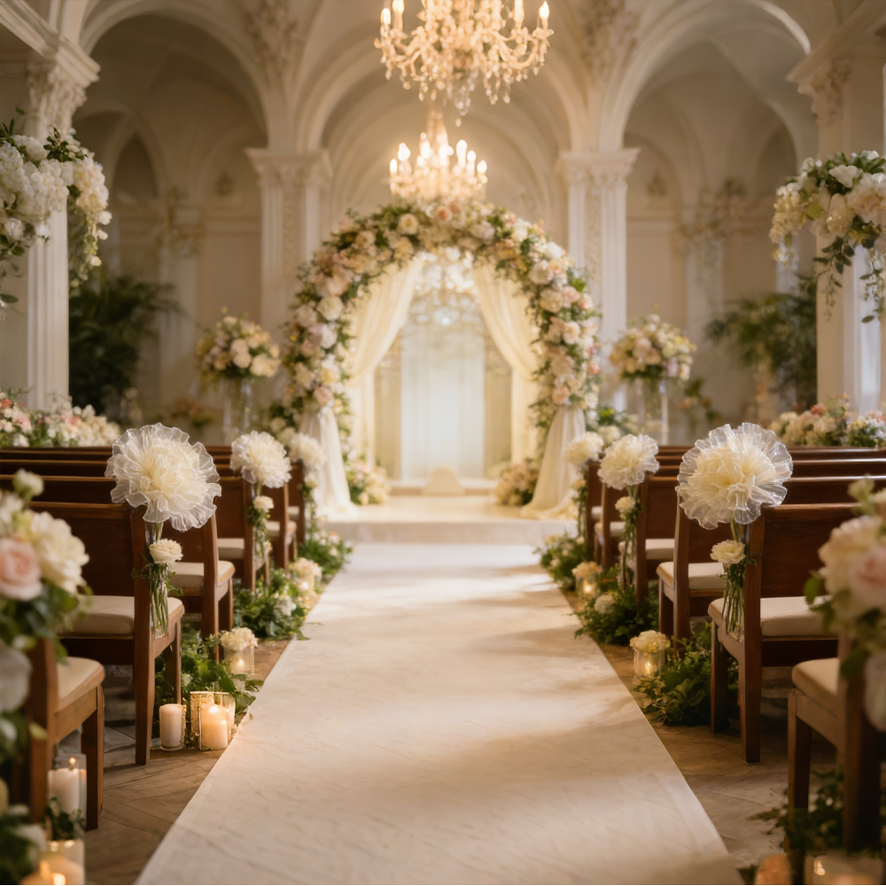 Flowerva – «grand Vase» blanc géant à faire soi-même, fleurs pour toujours, décoration d'arrière-plan pour fête de mariage