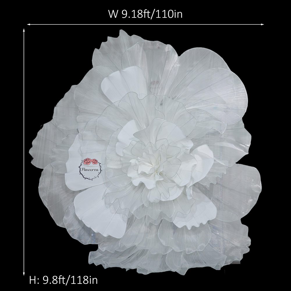 Flowerva Luminous Cloud Bloom Statement Decor