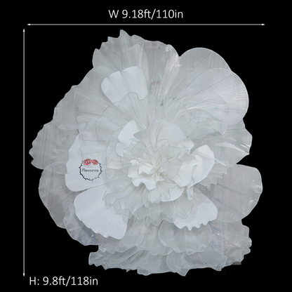 Flowerva Luminous Cloud Bloom Statement Decor