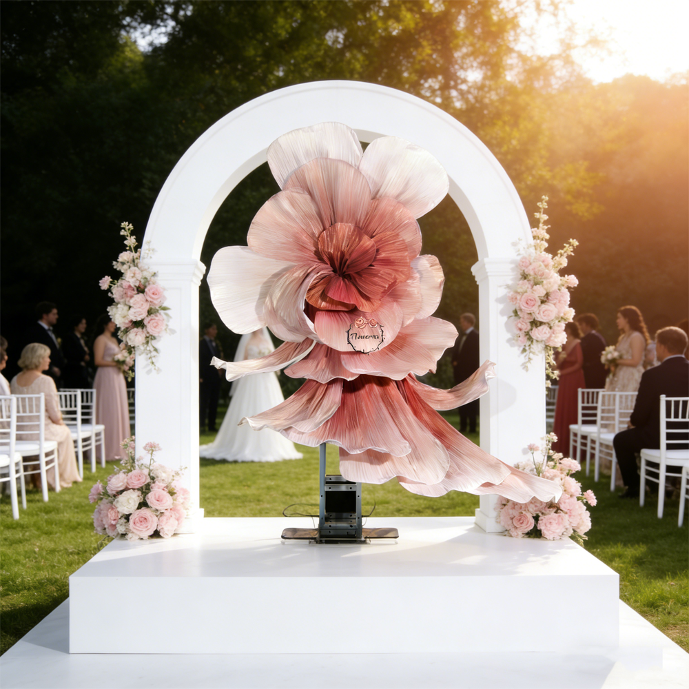 Floweroa Dunhuang Flying Apsaras Giant Floral Installation - Wedding Banquet Art Decor