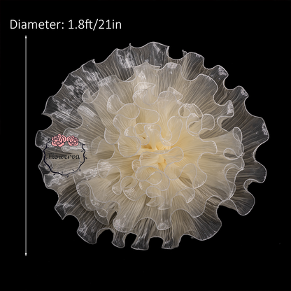 Flowerva – «grand Vase» blanc géant à faire soi-même, fleurs pour toujours, décoration d'arrière-plan pour fête de mariage