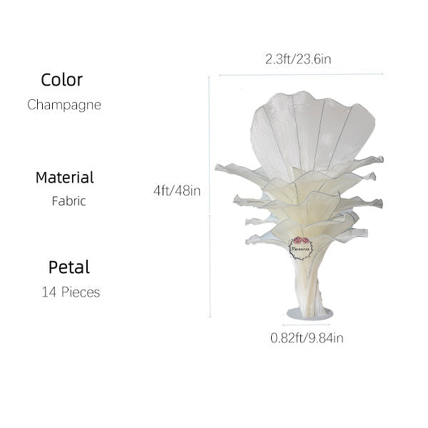 Flowerva Height Fabric Table Flower Wedding Decor(Without Flowers)