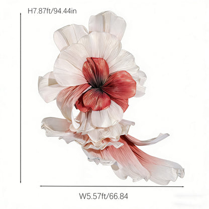 Flowerva – «grand Vase» blanc géant à faire soi-même, fleurs pour toujours, décoration d'arrière-plan pour fête de mariage