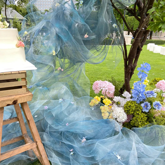 Flowerva Metal Cloud Mist Mesh Hard Yarn Art Material