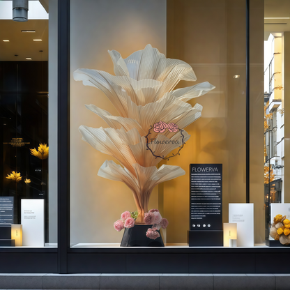 Flowerva Champagne Table Flower Wedding Table Centerpiece