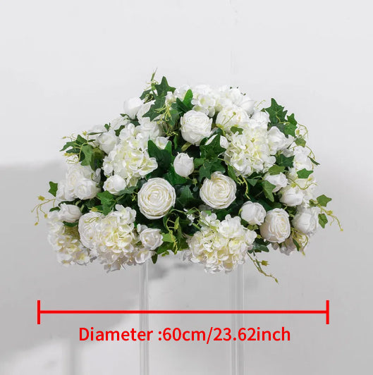 Flowerva – boule de fleurs artificielles, scène de fête, Floral de luxe personnalisé, centre de Table de mariage, 60/70cm