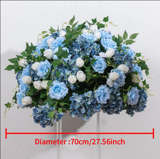 Flowerva – boule de fleurs artificielles, scène de fête, Floral de luxe personnalisé, centre de Table de mariage, 60/70cm