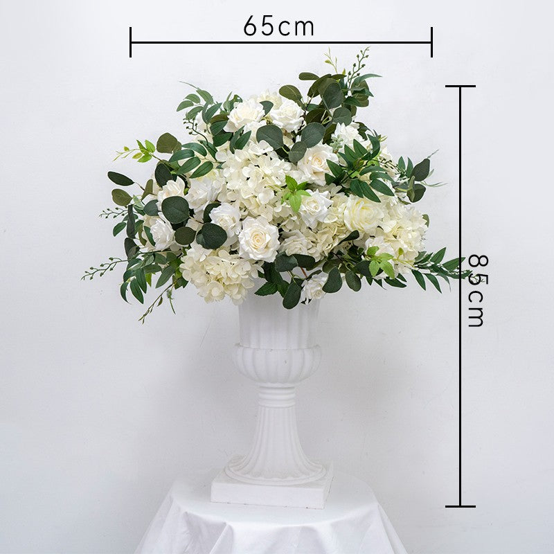 Flowerva Wedding Table Center 65cm Artificial Rose Embroidery Ball Activity Flower Arrangement