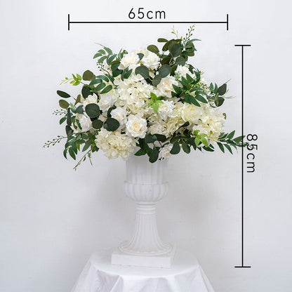 Flowerva Wedding Table Center 65cm Artificial Rose Embroidery Ball Activity Flower Arrangement
