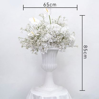 Flowerva Wedding Table Center 65cm Artificial Rose Embroidery Ball Activity Flower Arrangement