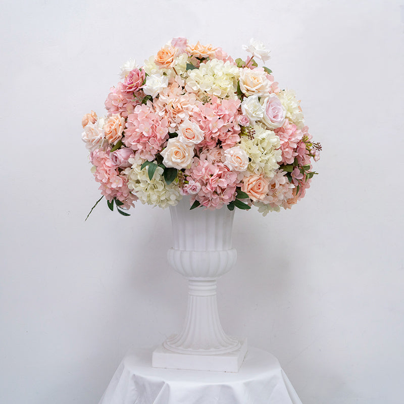 Flowerva Wedding Table Center 65cm Artificial Rose Embroidery Ball Activity Flower Arrangement