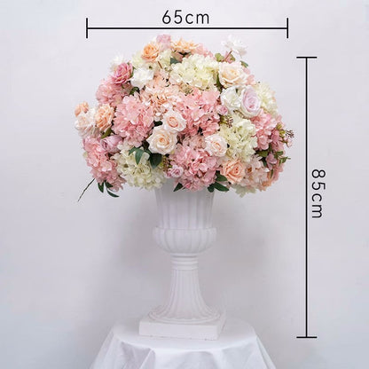 Flowerva Wedding Table Center 65cm Artificial Rose Embroidery Ball Activity Flower Arrangement