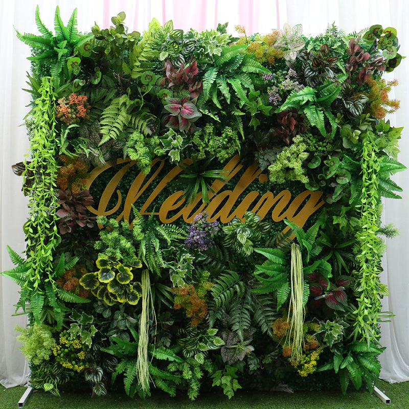 Flowerva Enchanting Greenery Elegant Floral Wall  Wedding Party Decor