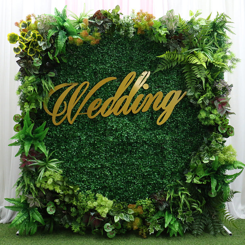 Flowerva Enchanting Greenery Elegant Floral Wall  Wedding Party Decor