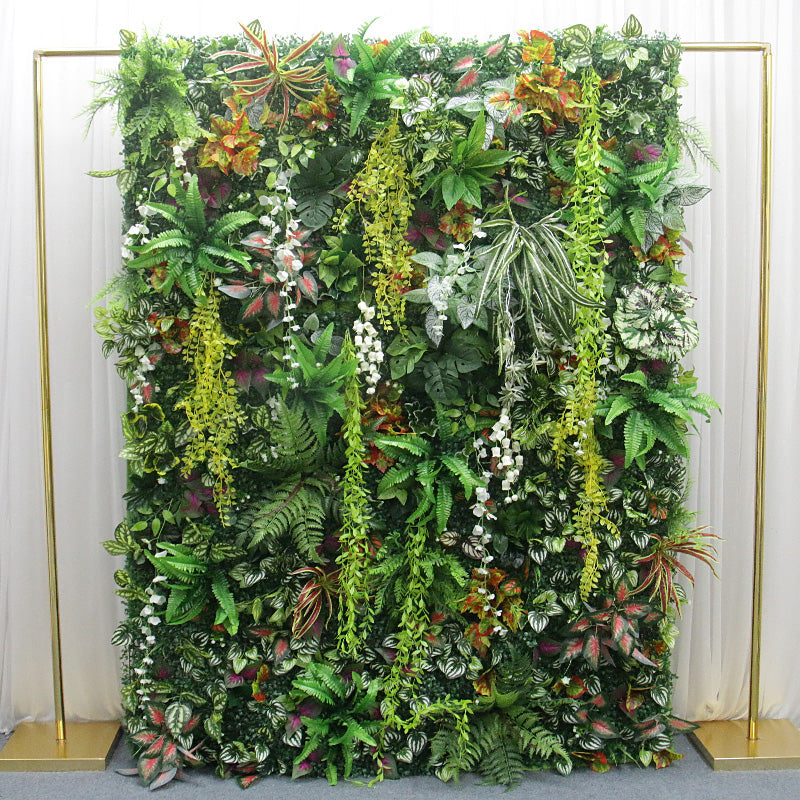 Flowerva Enchanting Greenery Elegant Floral Wall  Wedding Party Decor