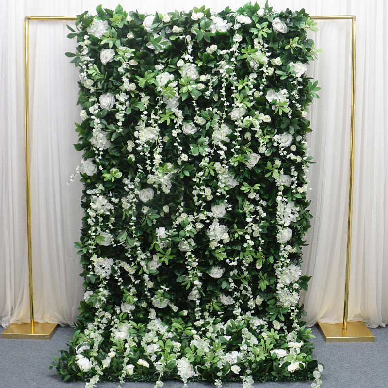 Flowerva Enchanting Greenery Elegant Floral Wall  Wedding Party Decor