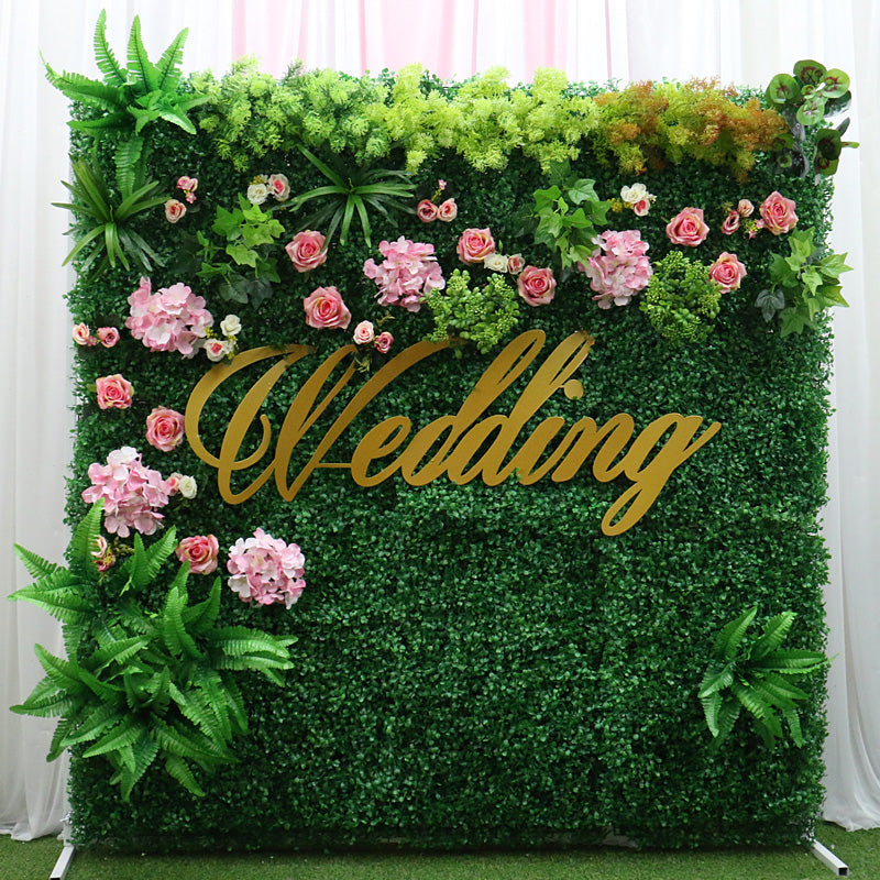 Flowerva Enchanting Greenery Elegant Floral Wall  Wedding Party Decor