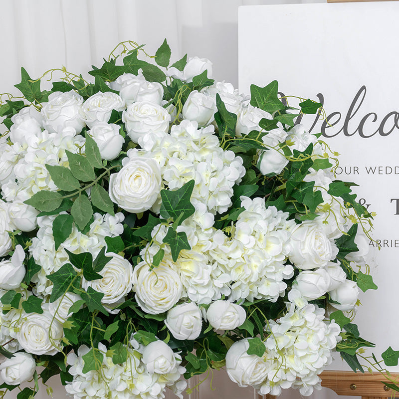 Flowerva – boule de fleurs artificielles, scène de fête, Floral de luxe personnalisé, centre de Table de mariage, 60/70cm